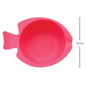 Bowl de Silicone com Ventosa Rosa Buba