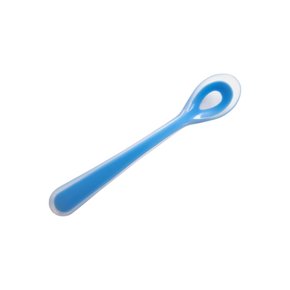 Kit 2 Colheres Silicone Azul - Kababy