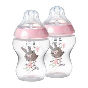 Mamadeira Closer To Nature Rosa 2 Und 260ml Tommee Tippee