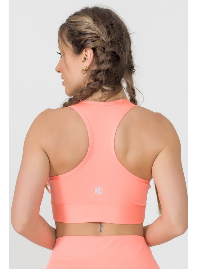 Top com bojo fitness feminino nadador roupas para academia ginástica - R$  49.90, cor Preto #106482, compre agora