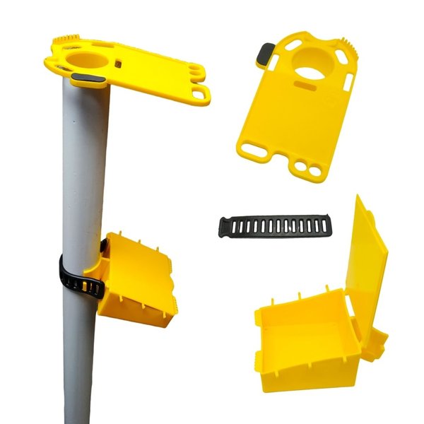 Suporte De Vara Completo Asplast - PVC Suporte De Vara Completo Asplast - PVC