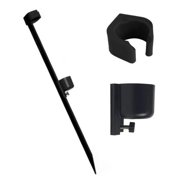Suporte de Vara ADC - Preto - 1m | 1,20m | 1,50m Suporte de Vara ADC - Preto - 1m | 1,20m | 1,50m