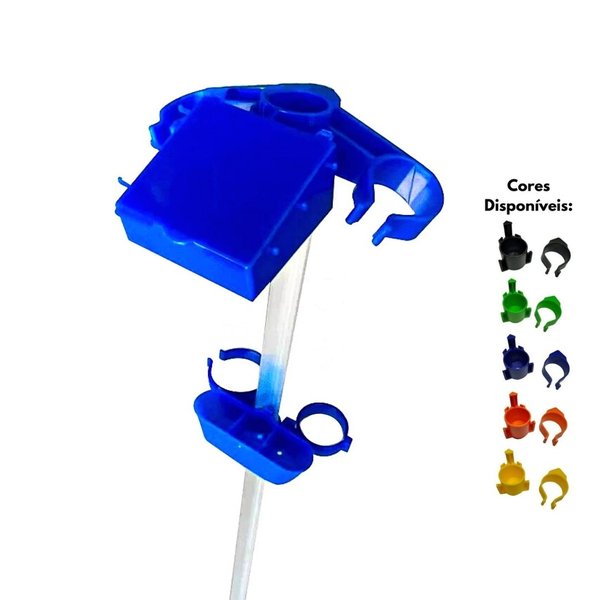 Suporte de Vara Asplast - Triplo Completo 1,20m | 1,50m Suporte de Vara Asplast - Triplo Completo 1,20m | 1,50m
