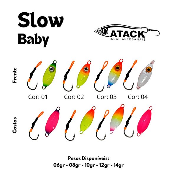Isca Jumping Jig Atack - Slow Baby Isca Jumping Jig Atack - Slow Baby