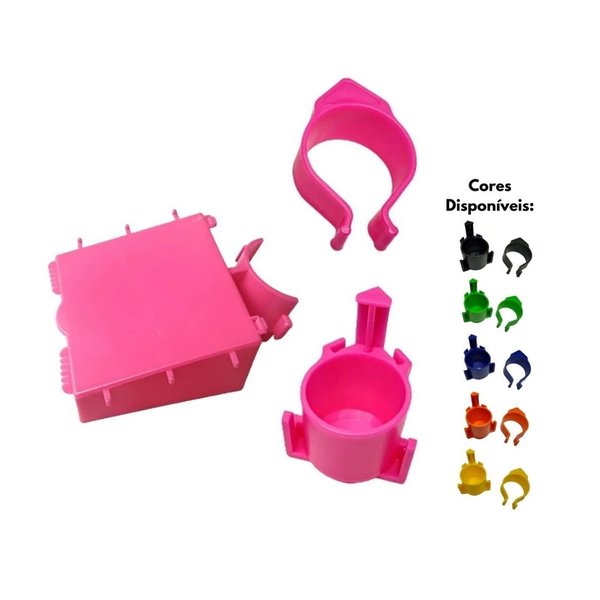 Acessórios para Suporte de Vara Asplast - Suporte Superior, Copo Inferior, Caixa Porta Isca Acessórios para Suporte de Vara Asplast - Suporte Superior, Copo Inferior, Caixa Porta Isca