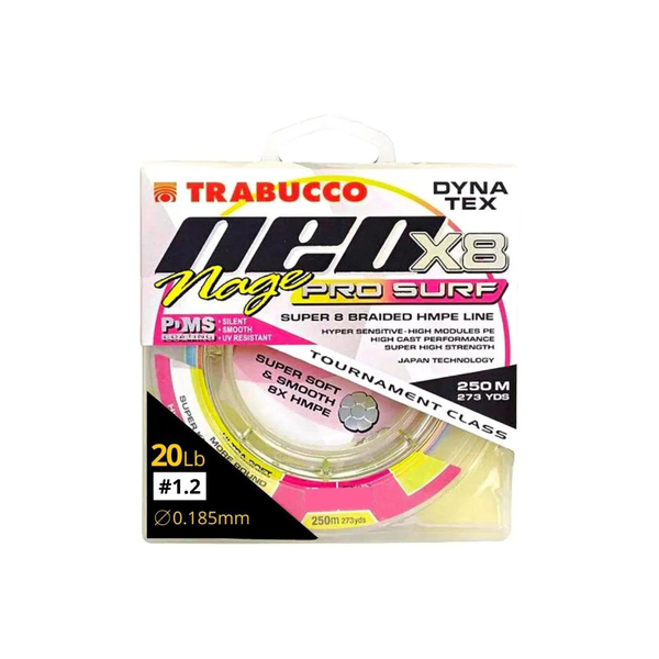 Linha Multifilamento Trabucco - Neo X8 Surf Pro - 250m Linha Multifilamento Trabucco - Neo X8 Surf Pro - 250m