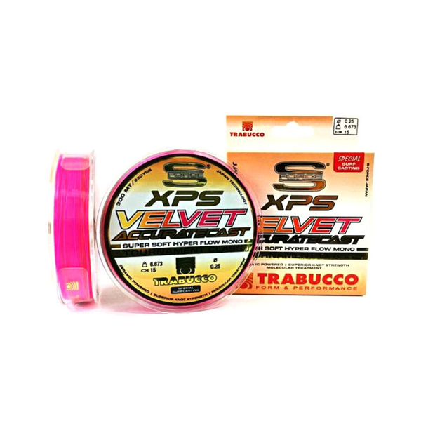 Linha Monofilamento Trabucco - Velvet XPS AccurateCast- 300mts Linha Monofilamento Trabucco - Velvet XPS AccurateCast- 300mts