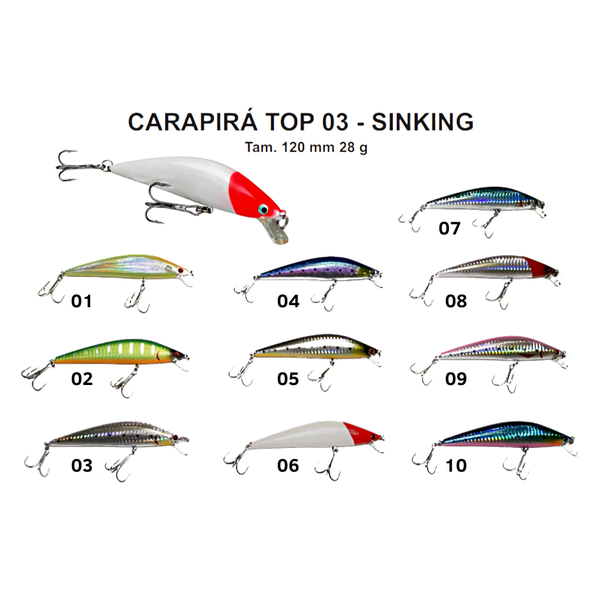 Isca Capitão Hook - Top 03 Isca Capitão Hook - Top 03