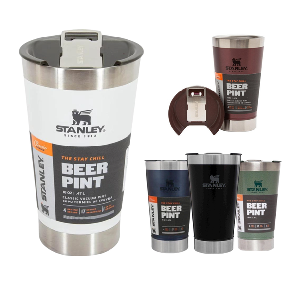 COPO TERMICO PARA CERVEJA COM TAMPA STANLEY 473ml