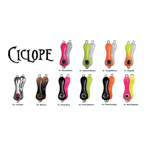 Isca Jumping Jig Heckmann - Ciclope 8 | 10 | 15g Isca Jumping Jig Heckmann - Ciclope 8 | 10 | 15g