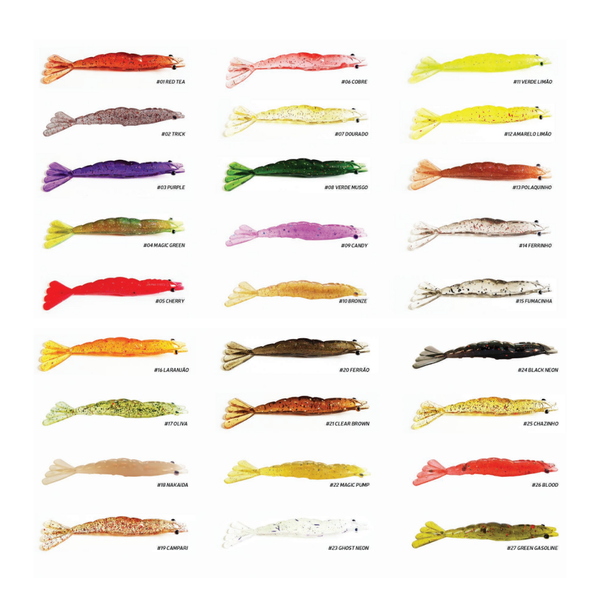 Isca Camarão Nihon Baits - 11cm Isca Camarão Nihon Baits - 11cm