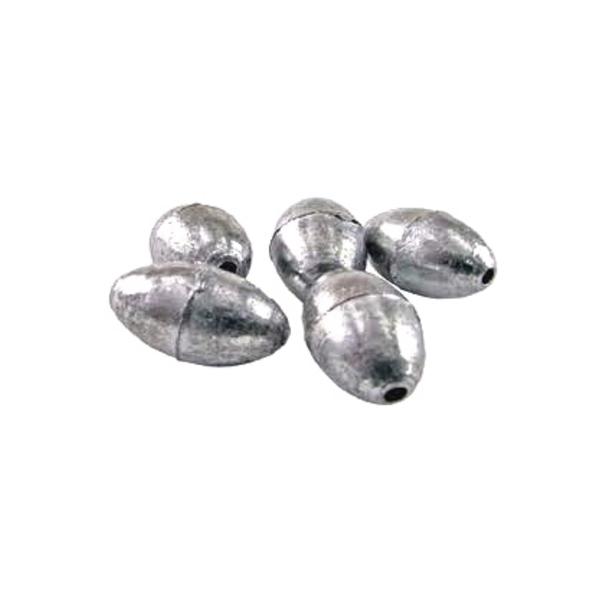 Chumbada Oliva - Chumbo - 5gr à 100gr Chumbada Oliva - Chumbo - 5gr à 100gr