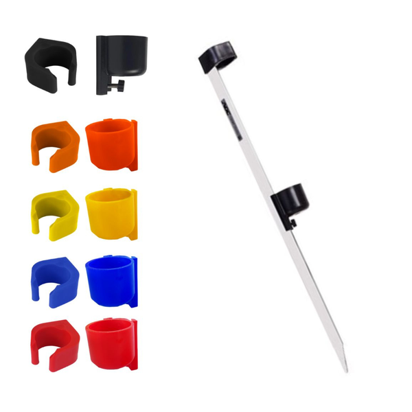 Suporte de Vara ADC - Suporte Colorido / Haste Alumínio 1m | 1,20m Suporte de Vara ADC - Suporte Colorido / Haste Alumínio 1m | 1,20m
