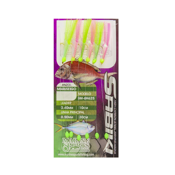 Sabiki Verde/Rosa - Marine Sports Sabiki Verde/Rosa - Marine Sports