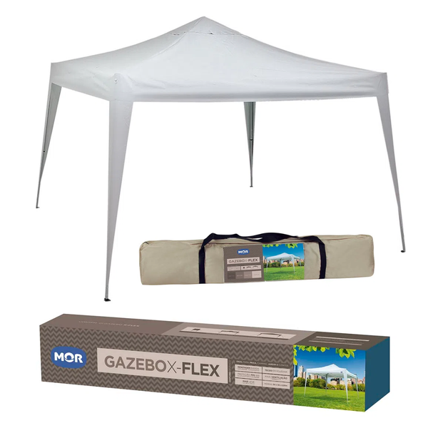 Gazebo X-Flex Oxford com Silvercoating Branco 3m x 3m