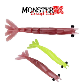 Kit Micro Shad Sashimi 6cm Heckmann - com 16 Itens By Universo Fishing