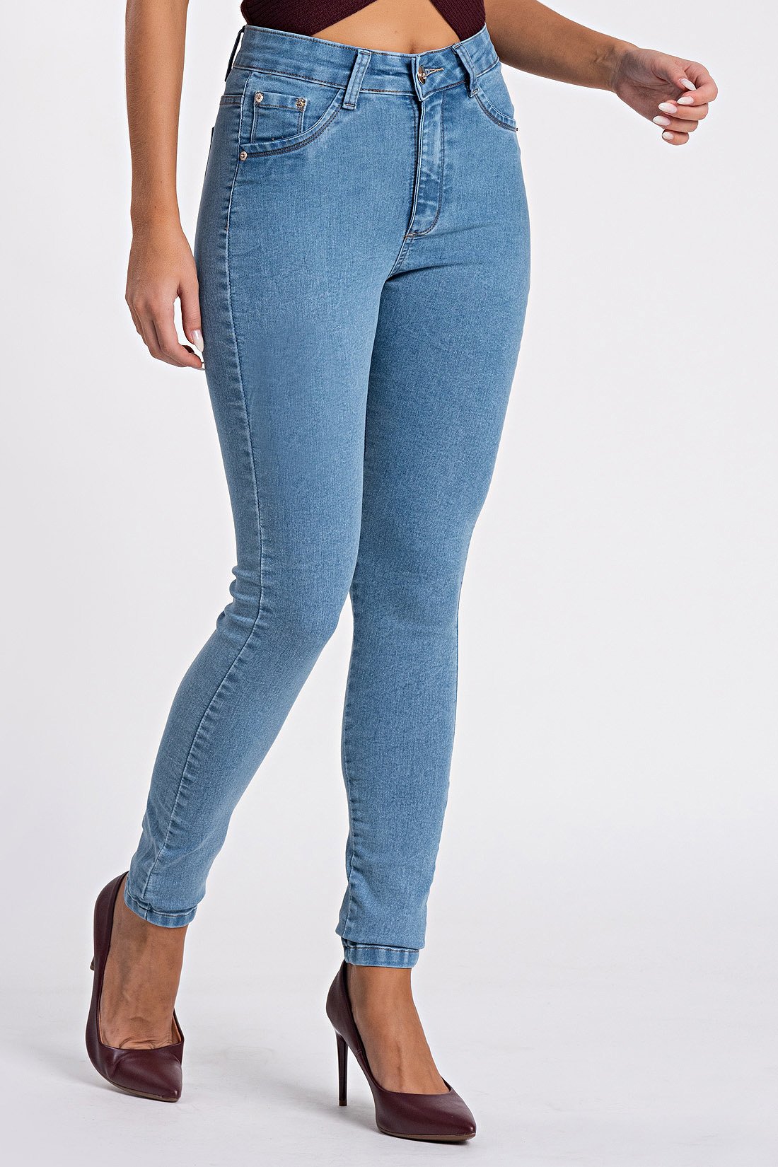 Calca jean sale clara