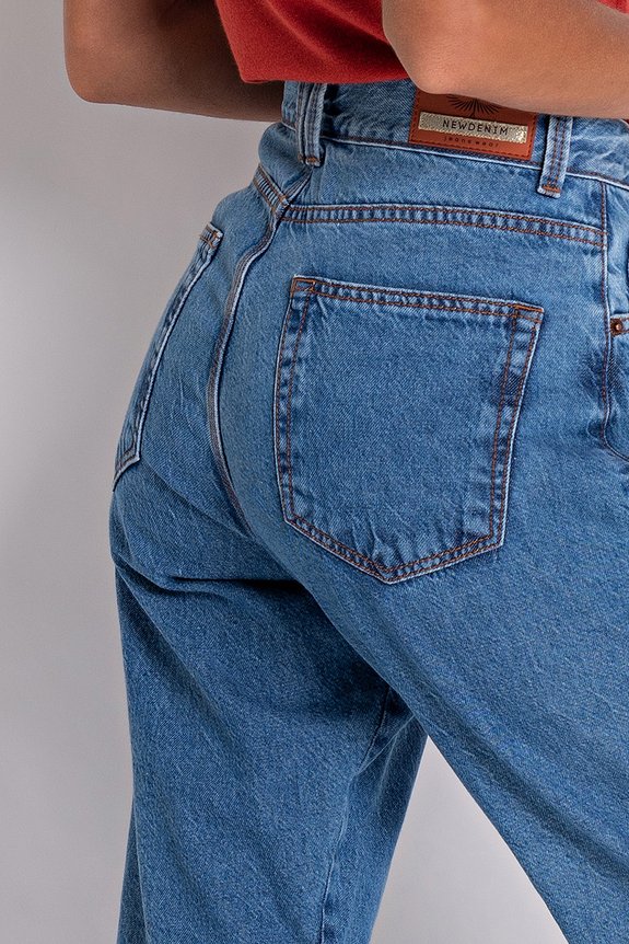 Calça Jeans Feminina Mom Madalena New Denim Calça Jeans Feminina Mom Madalena New Denim