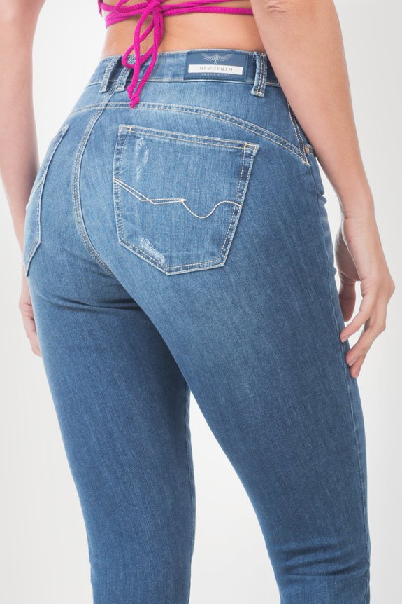Calça Jeans Feminina Cigarrete Maratona 360 Super Stretch Calça Jeans Feminina Cigarrete Maratona 360 Super Stretch