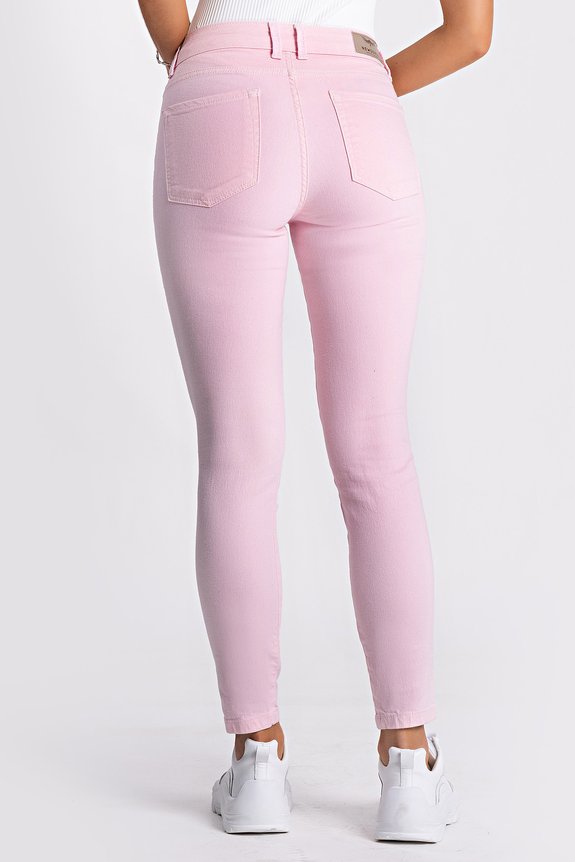 Calça Jeans Cigarrete Natural Flex Azul Celeste Calça Jeans Cigarrete Natural Flex Azul Celeste