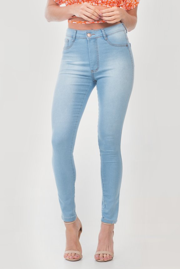 Calça Jeans Skinny Cintura Média Flex Calça Jeans Skinny Cintura Média Flex