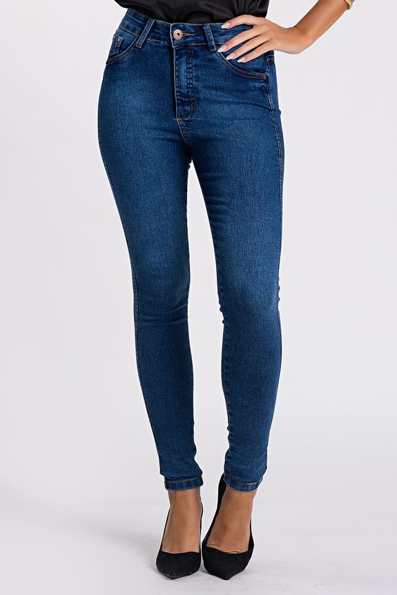 Calça Jeans Skinny Used Adela Calça Jeans Skinny Used Adela