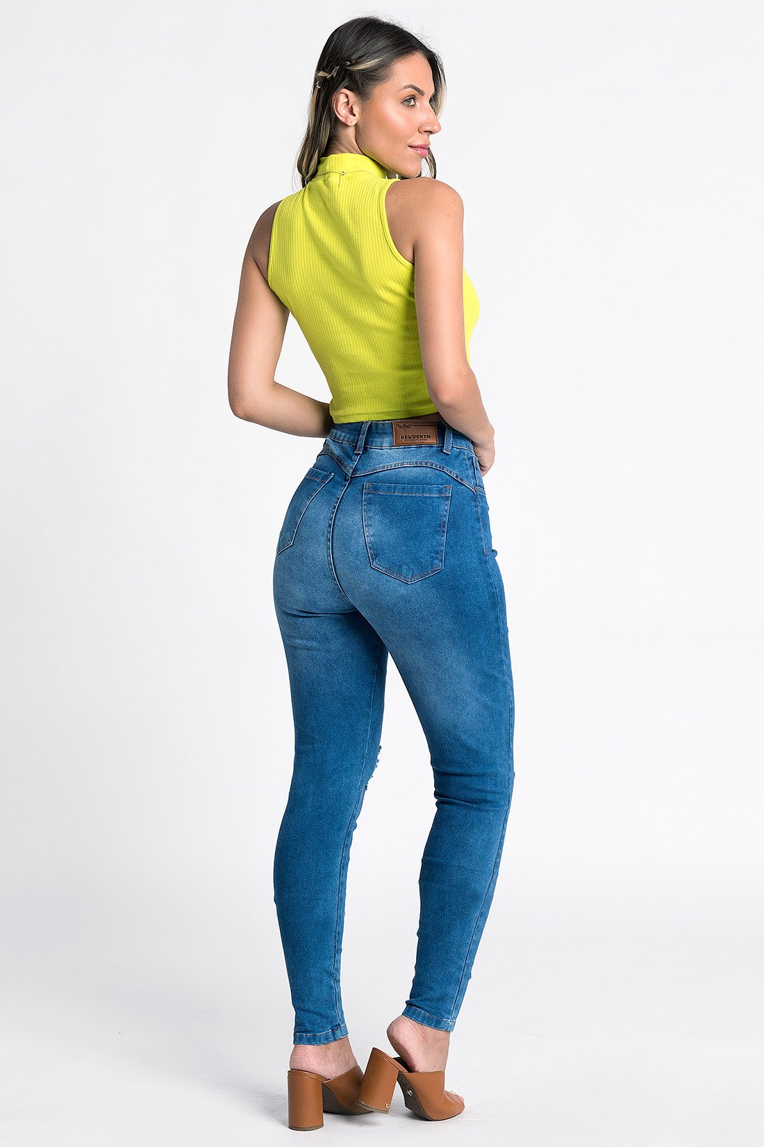 Calça jeans cheap com strech