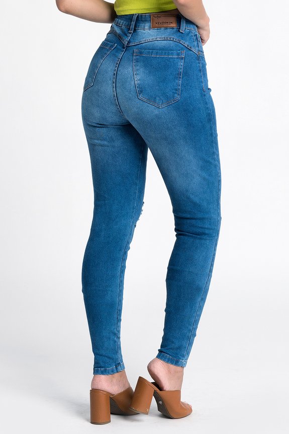 Calça Jeans Skinny Sky com lycra moda blogueira cintura alta - Explosão da  Moda - Outros Moda e Acessórios - Magazine Luiza