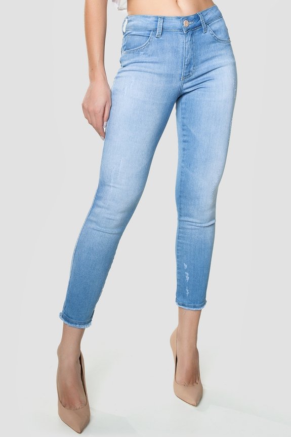 Calça Jeans Skinny Cropped Feminina Marajó Calça Jeans Skinny Cropped Feminina Marajó