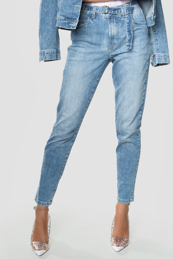Calça Mom Jeans Marina II c/ Cinto Calça Mom Jeans Marina II c/ Cinto