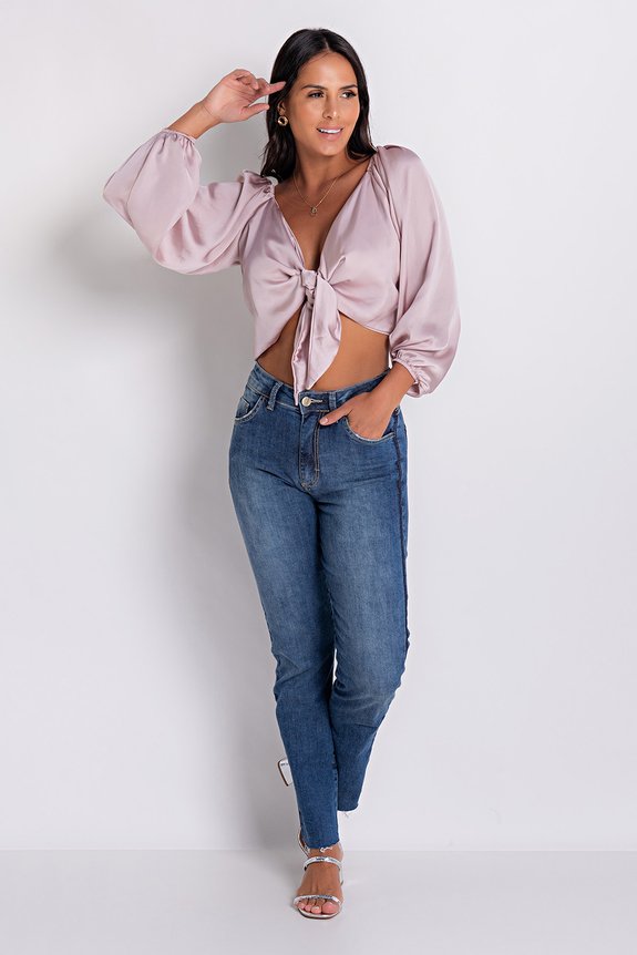 Calça Jeans Feminina Mom Django Denim Calça Jeans Feminina Mom Django Denim