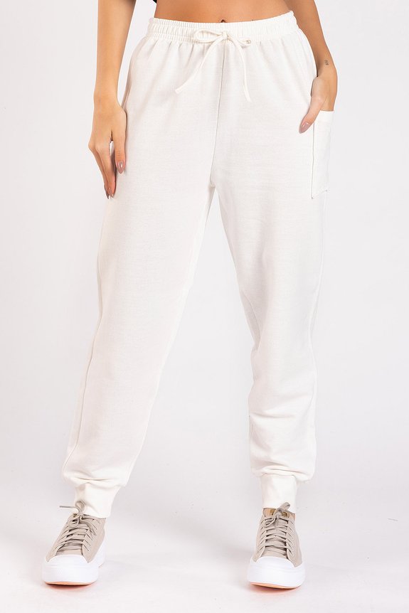 Calça Moletom Jogger Joy Off White Calça Moletom Jogger Joy Off White