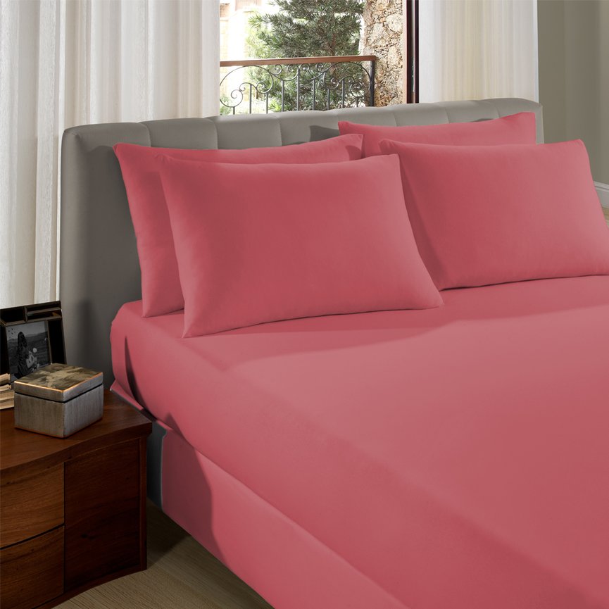 Jg de Cama 2 Pçs Solteiro Liso SulBrasil Premium 100% Algodão Jg de Cama 2 Pçs Solteiro Liso SulBrasil Premium 100% Algodão