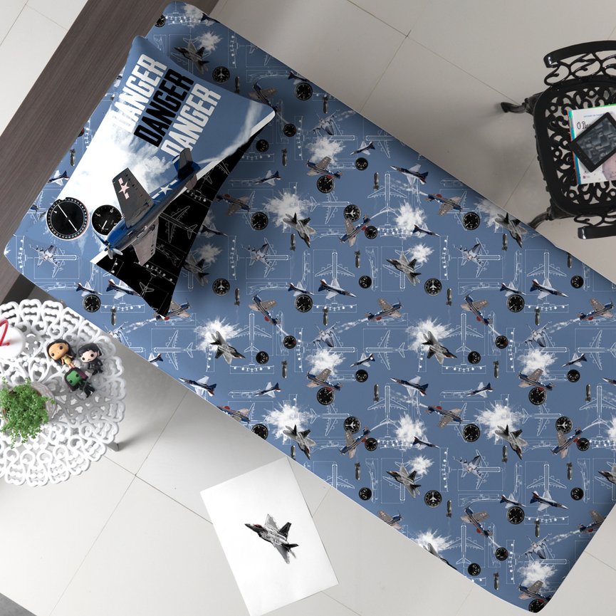 Jg de Cama 2 Pçs Solteiro Infantil Portallar Joy Malha Jg de Cama 2 Pçs Solteiro Infantil Portallar Joy Malha