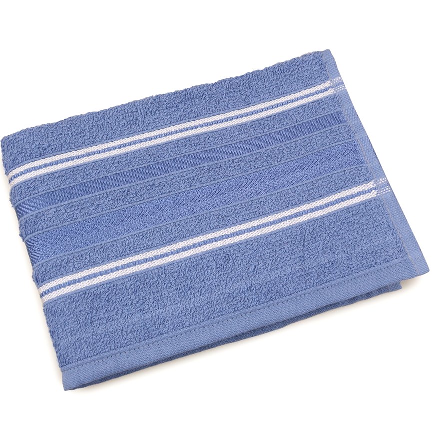 toalha de rosto atlantica liz 45x65 azul