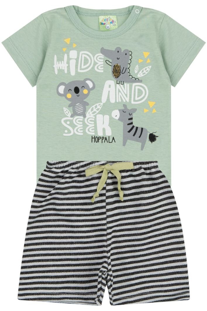 conjunto bebe masculino camiseta dinossauro bermuda loja roupa barata online enxoval menino site miau moda kids 5