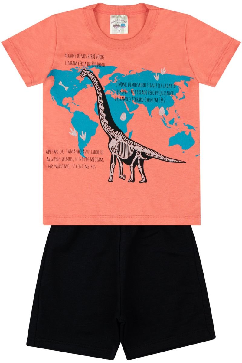 conjunto bebe menino camiseta bermuda loja roupa online barata site miau moda kids 1