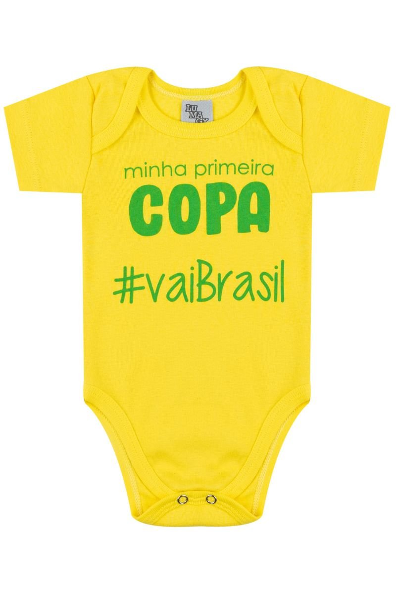 body bebe tematico copa do mundo brasil masculino feminino miau moda kids 1