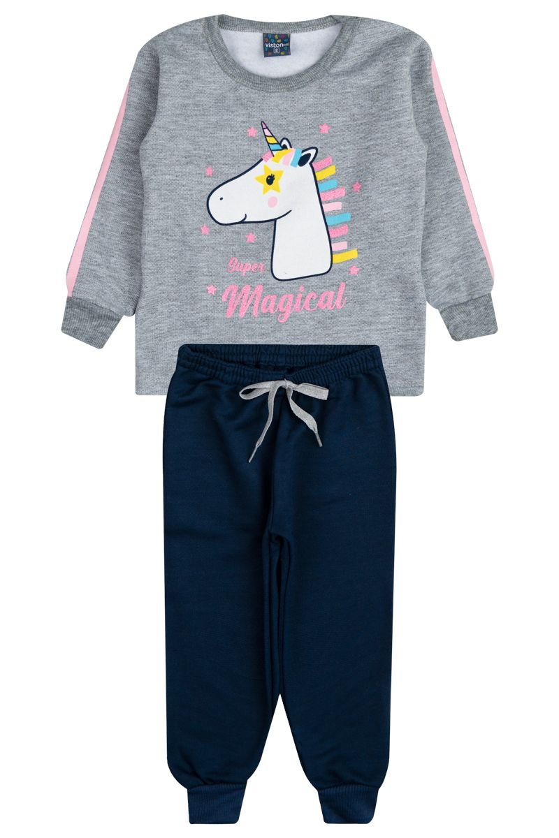 conjunto bebe feminino blusa calca moletom loja online confiavel roupa qualidade miau moda kids 9