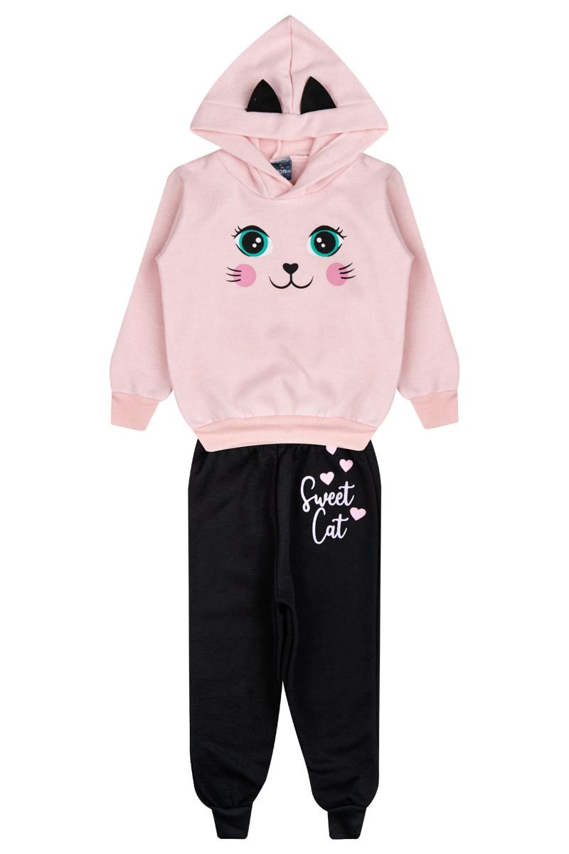 conjunto bebe feminino blusa calca moletom loja online confiavel roupa qualidade miau moda kids 38