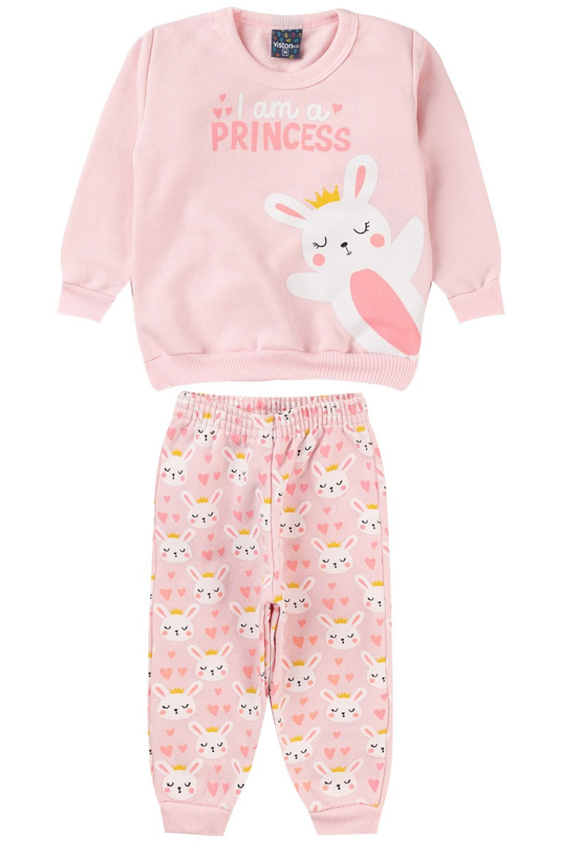 conjunto bebe feminino blusa calca moletom loja online confiavel roupa qualidade miau moda kids 7