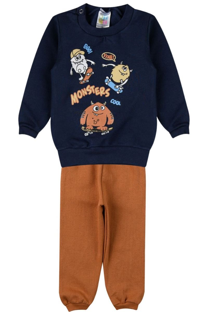 conjunto bebe masculino moletom blusa calca loja online confiavel site miau moda kids 4