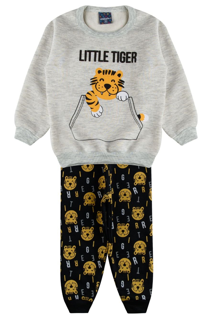 conjunto bebe masculino blusa calca moletom peluciado loja roupa infantil online enxoval barato miau moda kids 9