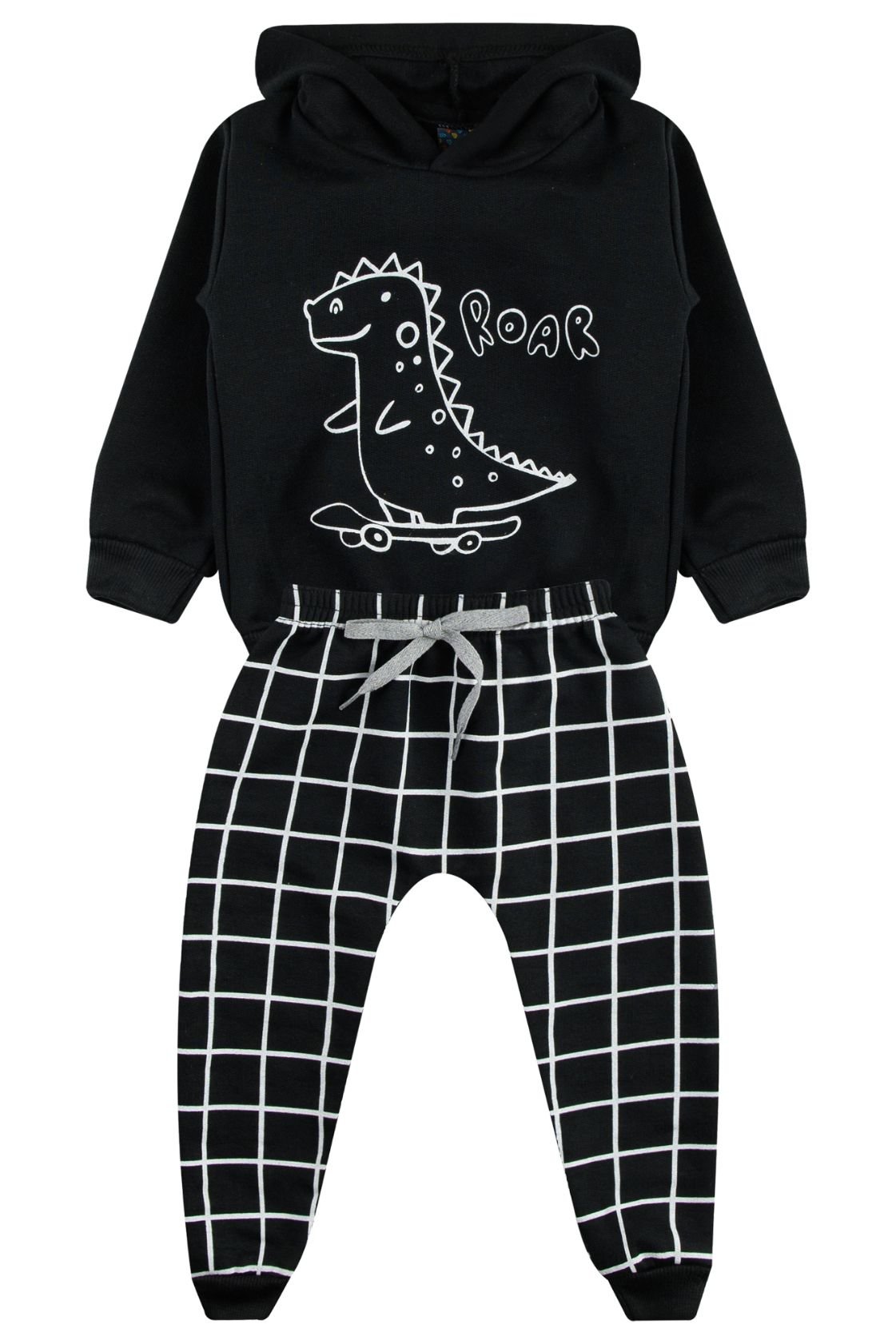 conjunto bebe masculino blusa calca moletom dinossauro loja enxoval online site confiavel miau moda kids 09
