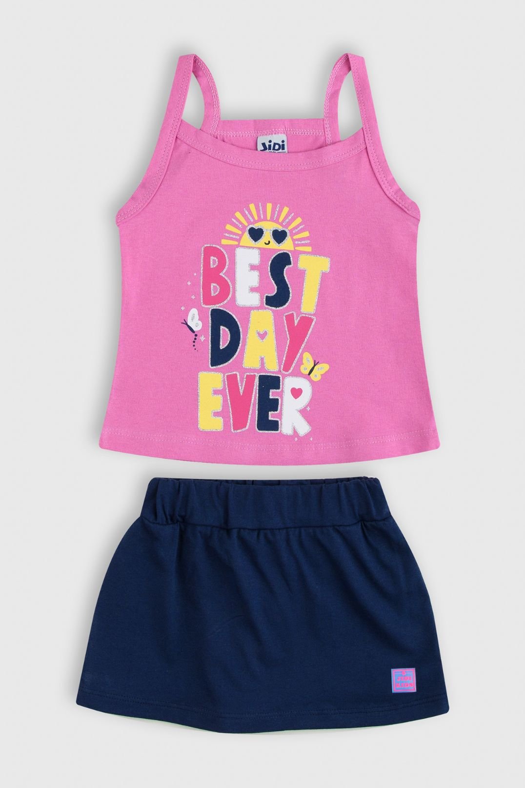 conjunto bebe feminino regata shorts loja roupa online site confiavel miau moda kids 1