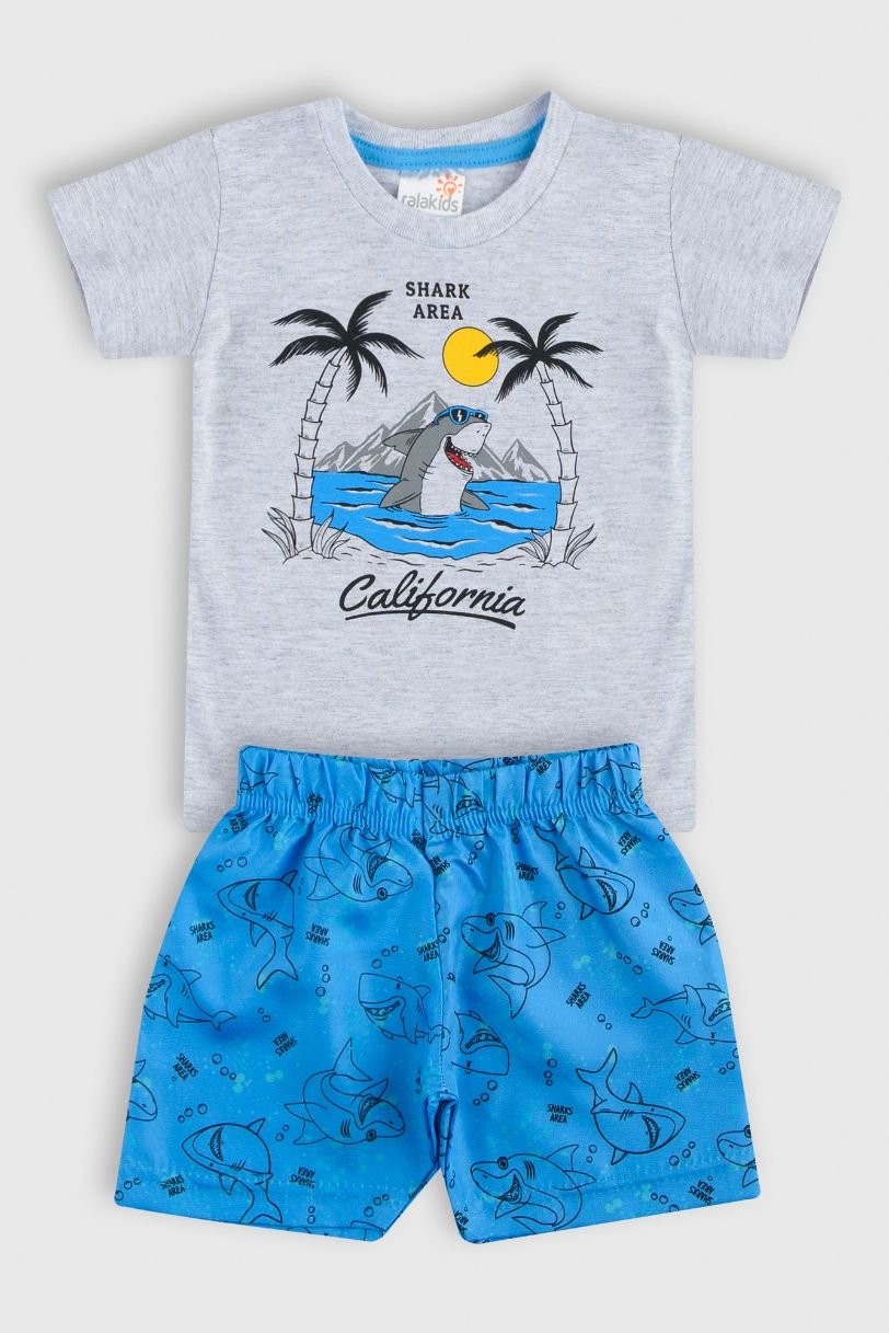 conjunto bebe masculino camiseta bermuda loja roupa infantil online site confiavel miau moda kids 10