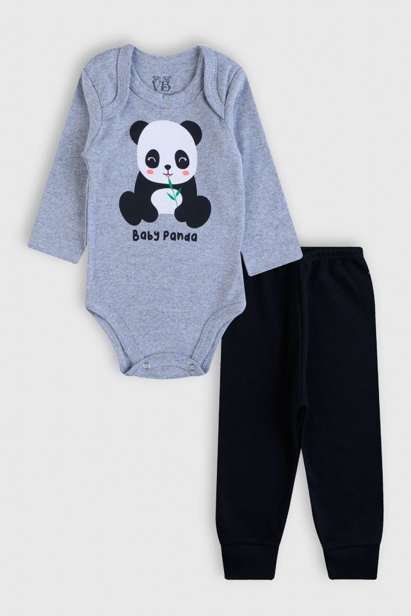 conjunto bebe body calca panda loja enxoval online site miau moda kids 3