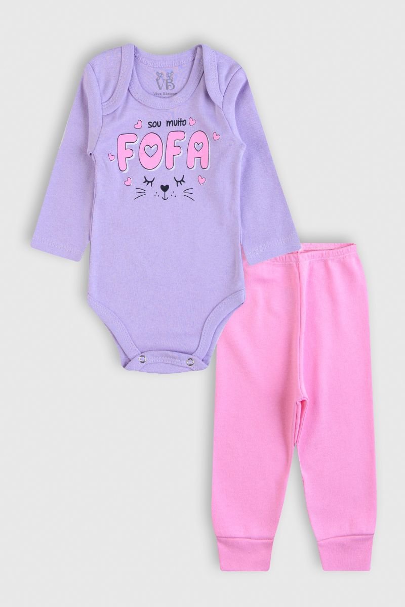 conjunto bebe feminino body calca loja enxoval online site miau moda kids 2