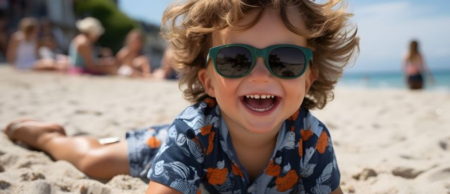 Roupas e acessórios com proteção UV:  diversão e segurança para crianças!