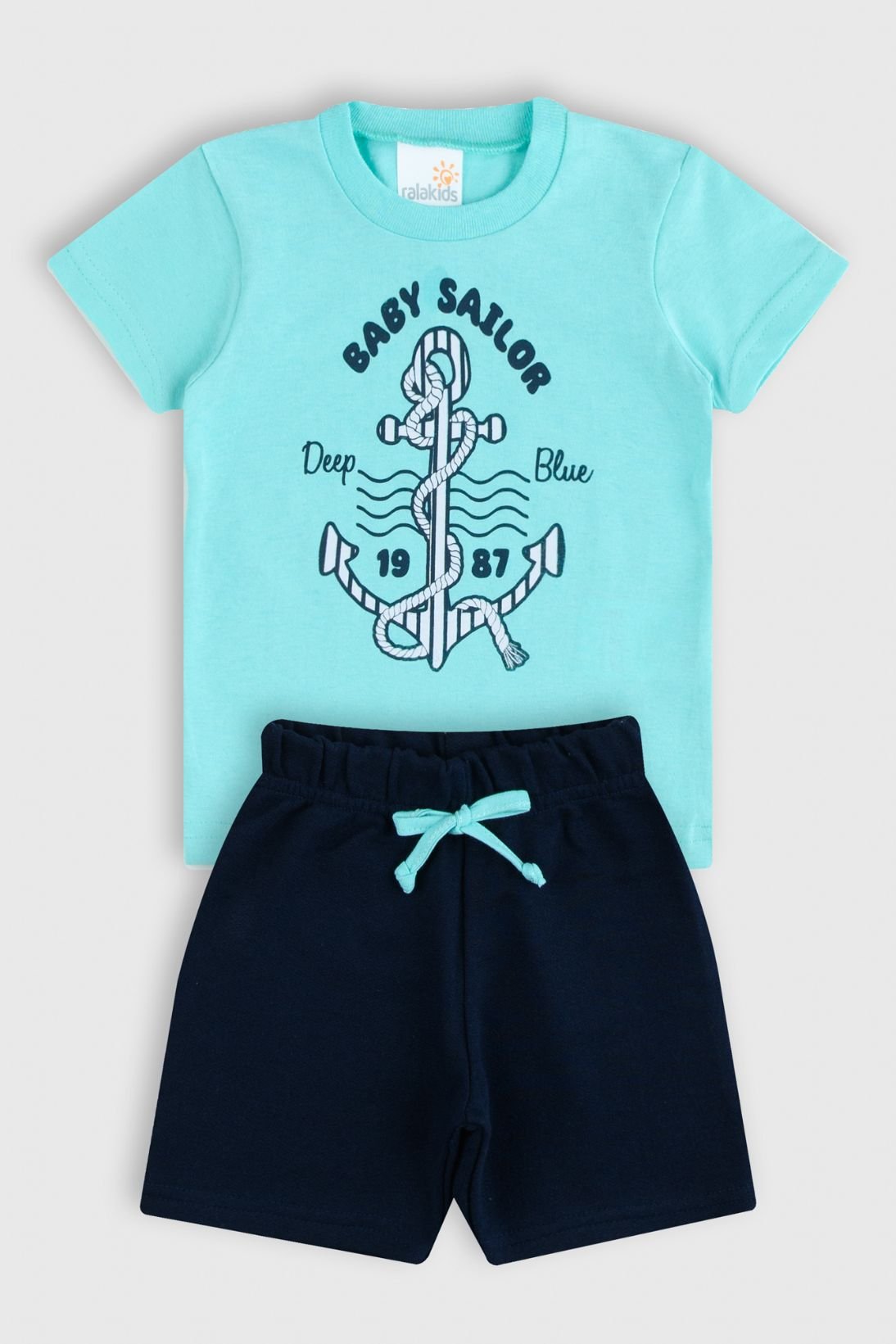 conjunto bebe masculino camiseta bermuda loja roupa infantil online site confiavel miau moda kids 7173